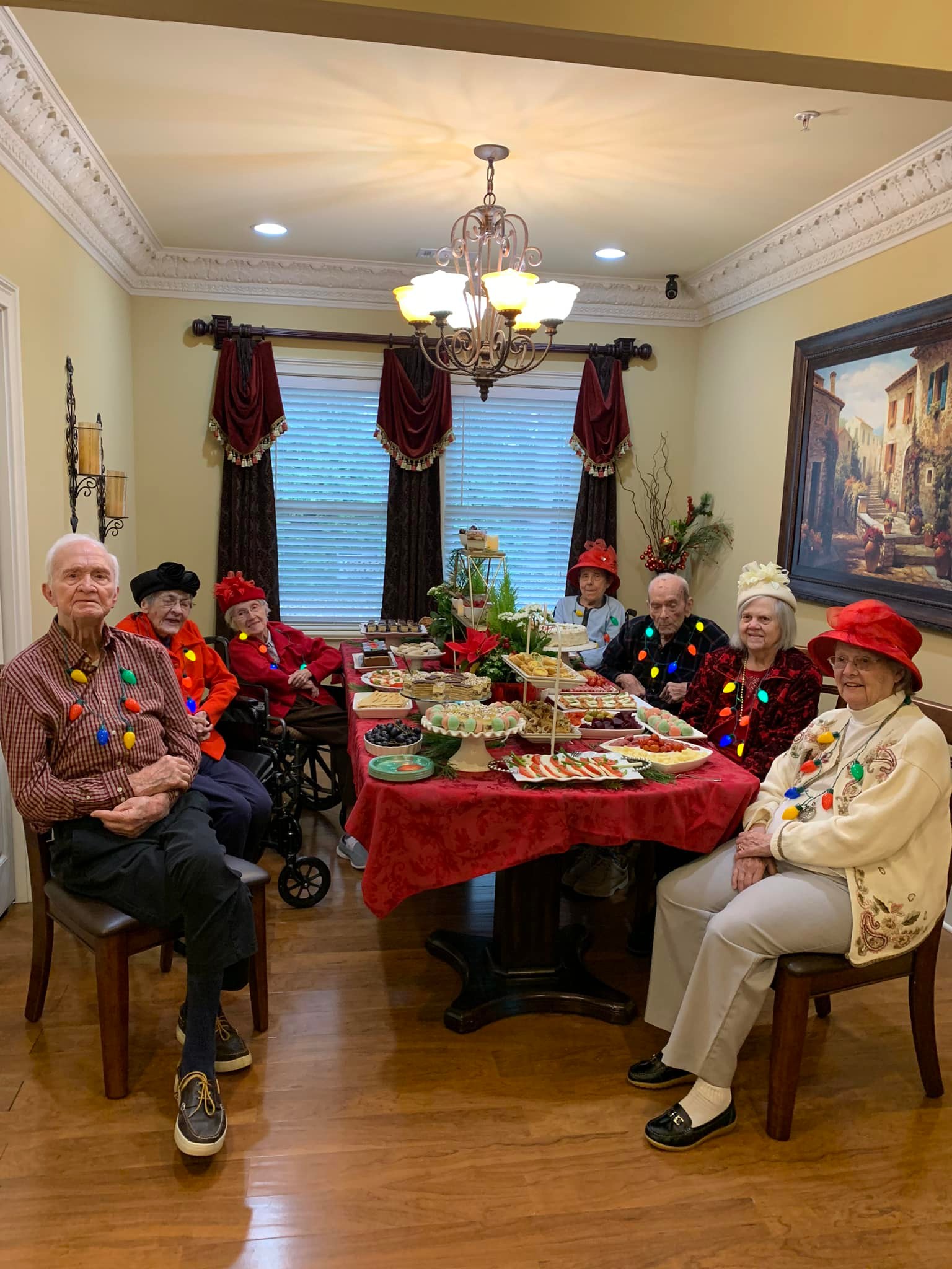 Holiday celebration with families